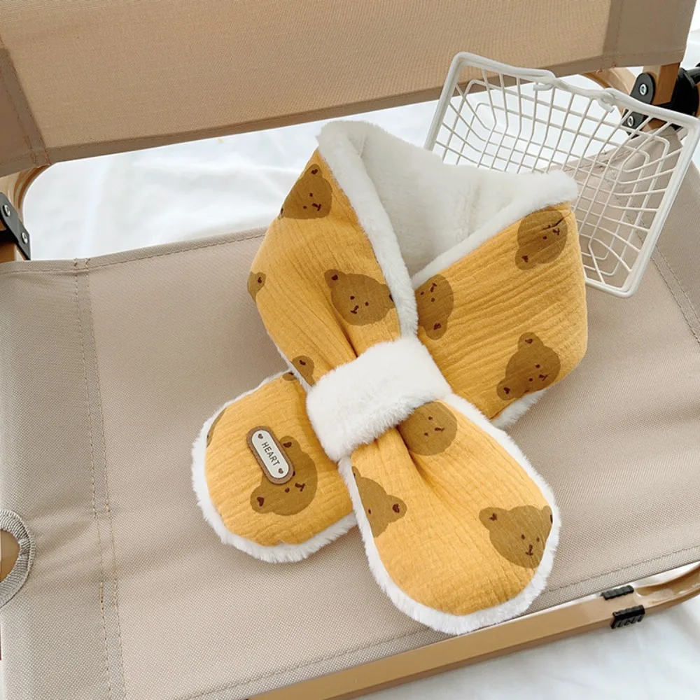 Cotton Bear Winter Baby Scarfs 1-6Y Warm Kids Neck Warmer Gifts Baby Accessories Thick Cross Children Scarves For Girls Boys
Cotton Bear Winter Baby Scarfs 1-6Y Warm Kids Neck Warmer Gifts Baby Accessories Thick Cross Children Scarves For Girls Boys