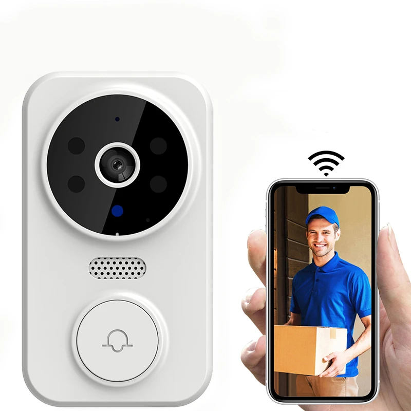 Smart WiFi Video Doorbell Intercom Wireless IR Night Vision Ring Doorbell Home Security Door Bell Viewer Camera with Monitor
Smart WiFi Video Doorbell Intercom Wireless IR Night Vision Ring Doorbell Home Security Door Bell Viewer Camera with Monitor