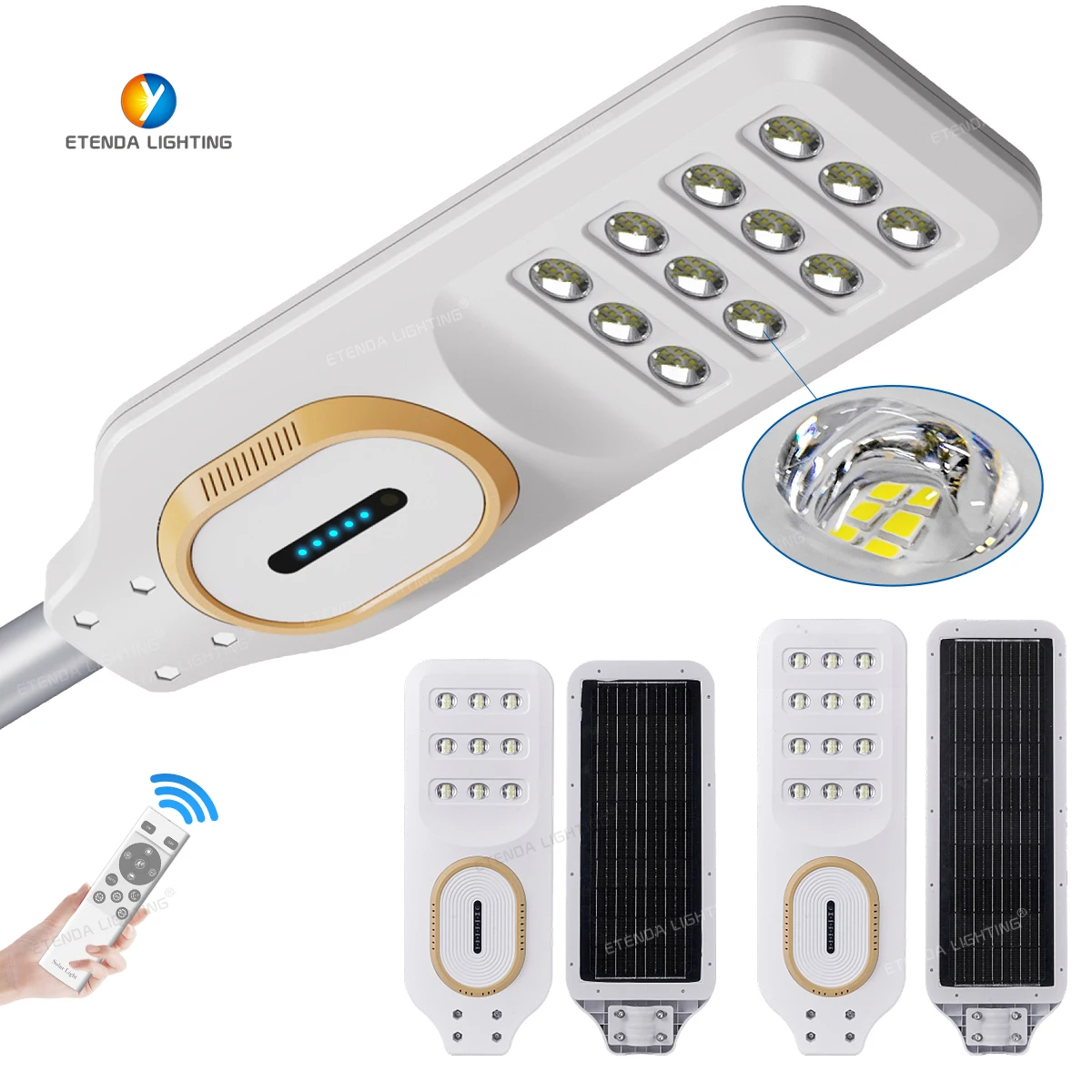 300W 400W 500W 600W 1000W All in One Solar Street Light 300 400 600 1000 Watt Smart Solar Street Light With Motion Sensor Pole
300W 400W 500W 600W 1000W All in One Solar Street Light 300 400 600 1000 Watt Smart Solar Street Light With Motion Sensor Pole