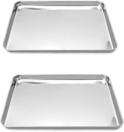 QWORK Stainless Steel Surgical Tray 2 Pack – 15.75" x 11.81" x 1" – Lab, Tattoo & Medical Tools Organizer
QWORK Stainless Steel Surgical Tray 2 Pack – 15.75" x 11.81" x 1" – Lab, Tattoo & Medical Tools Organizer