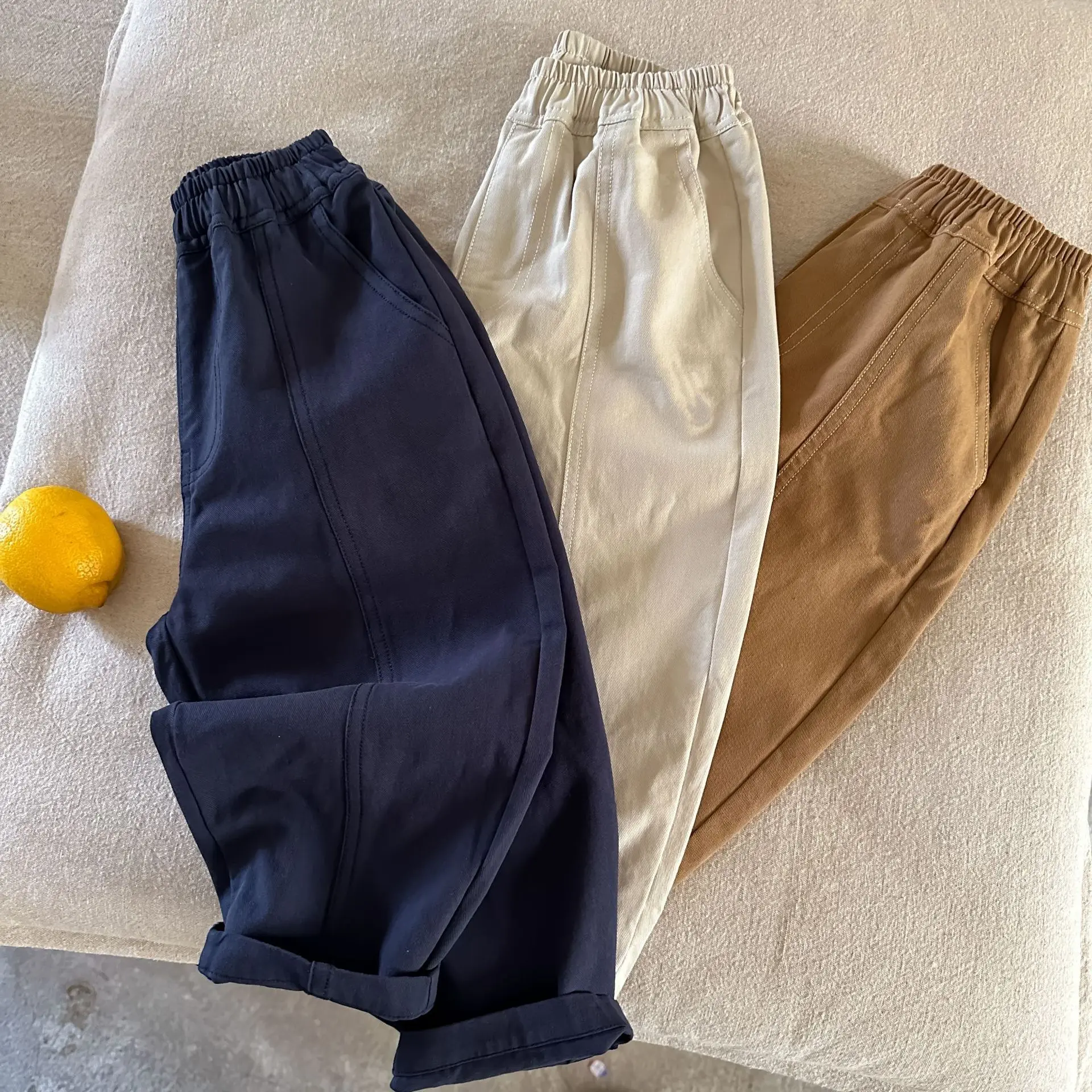 2026 Spring New Children Loose Trousers Cotton Boys Thin Cargo Pants Girls Casual Pants Kids Solid Harem Pants Baby Clothes
2026 Spring New Children Loose Trousers Cotton Boys Thin Cargo Pants Girls Casual Pants Kids Solid Harem Pants Baby Clothes
