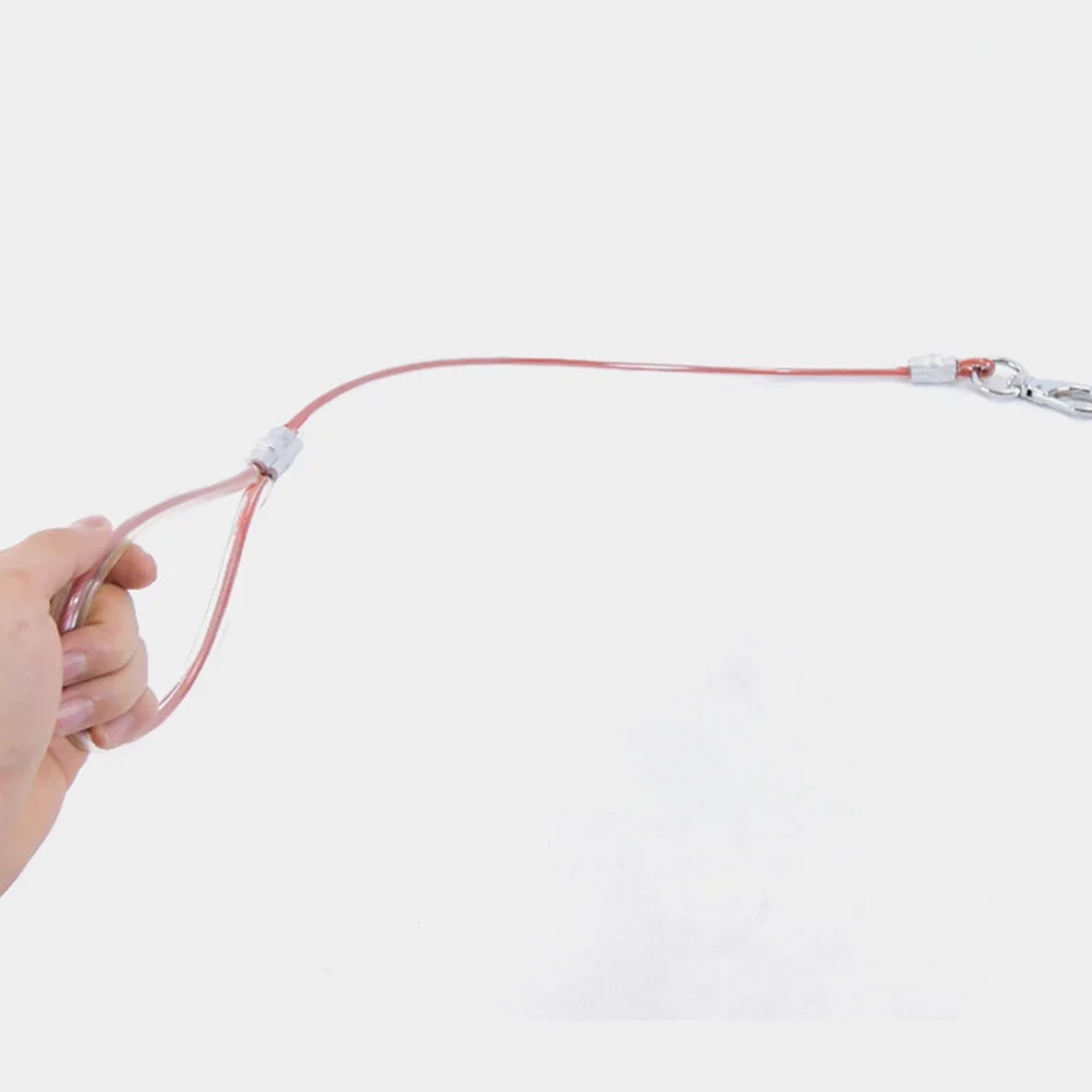 Dog Grooming Control Leash Red Stainless Steel Flexible Wire with Comfort Grip for Safe Pet Handling Dog Control Leash
Dog Grooming Control Leash Red Stainless Steel Flexible Wire with Comfort Grip for Safe Pet Handling Dog Control Leash