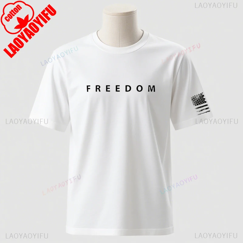 Футболка Freedom в память Чарли Кирк, хлопковая уличная модная мужская рубашка в стиле ретро с коротким рукавом, модные дышащие майки
Футболка Freedom в память Чарли Кирк, хлопковая уличная модная мужская рубашка в стиле ретро с коротким рукавом, модные дышащие майки