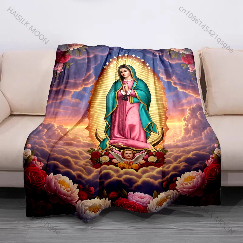 1PC Our Lady of Guadalupe Print Believer Pray blanket Warm soft flannel material suitable for all seasons luxurious gift
1PC Our Lady of Guadalupe Print Believer Pray blanket Warm soft flannel material suitable for all seasons luxurious gift