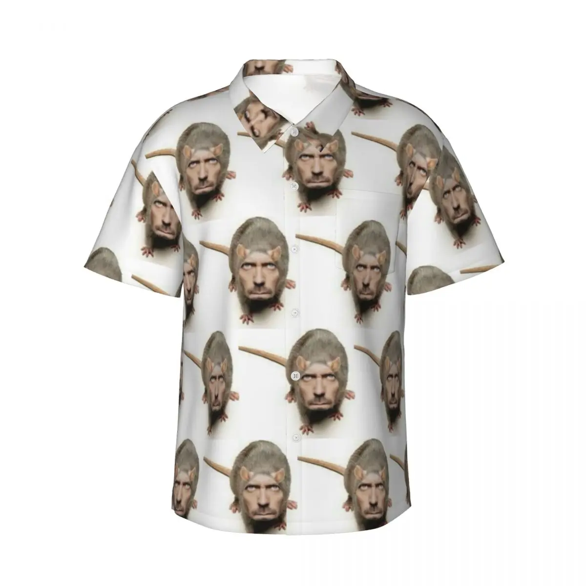 Low Quality Dr House Rat Men's Shirts Hawaiian Short Sleeve Shirt Casual Lapel Tops for Summer Beach
Low Quality Dr House Rat Men's Shirts Hawaiian Short Sleeve Shirt Casual Lapel Tops for Summer Beach