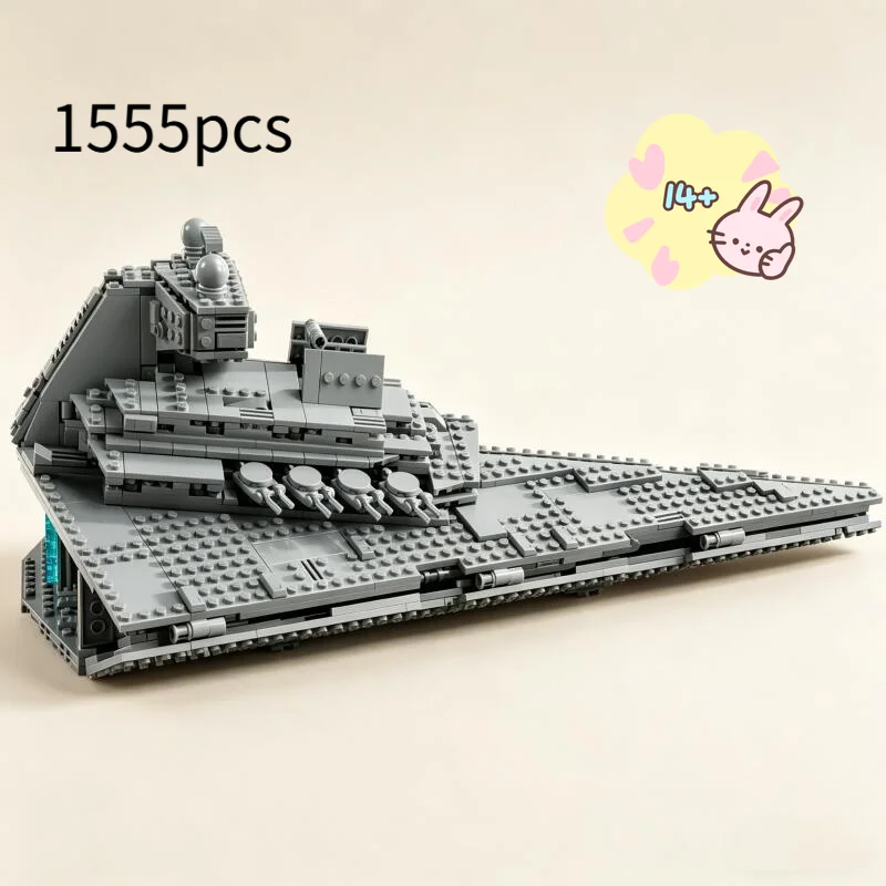 2026 Hot Toy 1555Pcs 75394 Space Battle Cruiser Building Block Set Starship Model Kit Science Fiction Military Warship Bricks
2026 Hot Toy 1555Pcs 75394 Space Battle Cruiser Building Block Set Starship Model Kit Science Fiction Military Warship Bricks