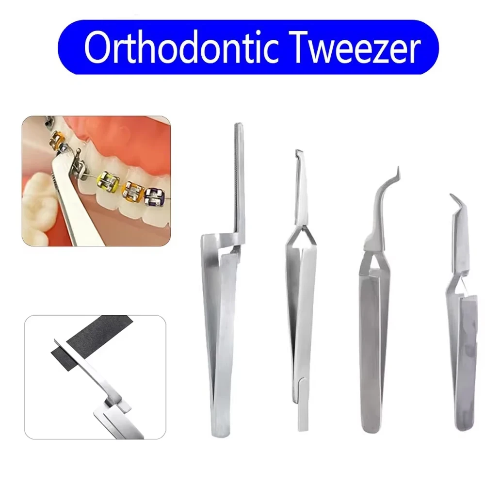 Professional Dental Orthodontic Tweezers Bracket Placer for Braces Dentist Tools High Precision Stainless Steel Instruments
Professional Dental Orthodontic Tweezers Bracket Placer for Braces Dentist Tools High Precision Stainless Steel Instruments