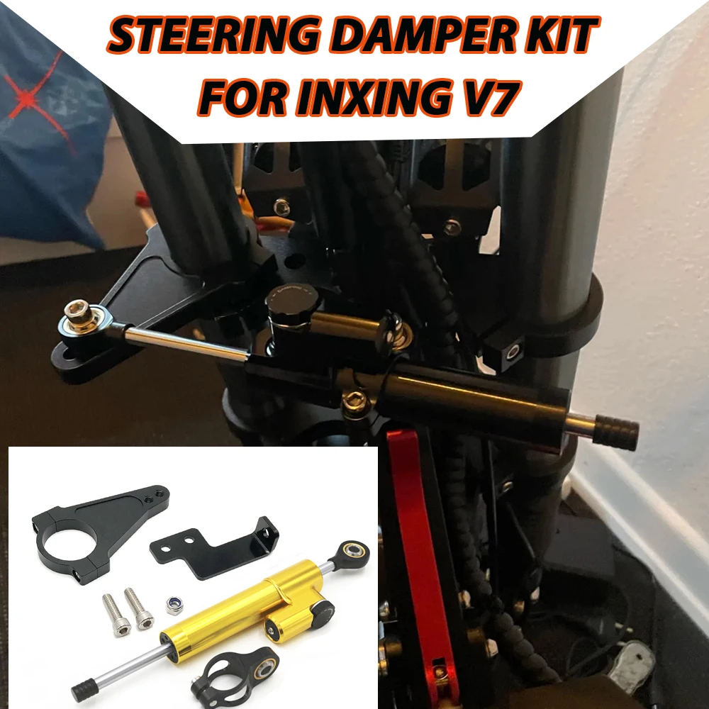 AdjustableCarbon FiberSteering Damper Stability Safety Directional Steering Damper For Inxing V7 Electric Scooter Spare Parts
AdjustableCarbon FiberSteering Damper Stability Safety Directional Steering Damper For Inxing V7 Electric Scooter Spare Parts