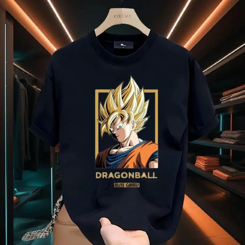 Футболка для мужчин и женщин с короткими рукавами Dragon Ball футболка Goku Super Saiyan аниме из чистого хлопка летние трендовые топы футболки с графикой
Футболка для мужчин и женщин с короткими рукавами Dragon Ball футболка Goku Super Saiyan аниме из чистого хлопка летние трендовые топы футболки с графикой