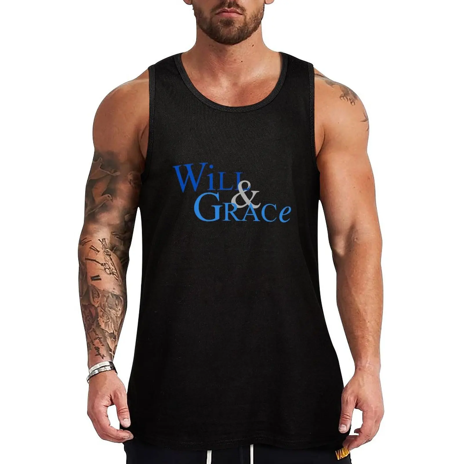 Will & Grace Tank Top gym clothes for man Men's summer vest bodybuilding men Sleeveless T-shirt
Will & Grace Tank Top gym clothes for man Men's summer vest bodybuilding men Sleeveless T-shirt