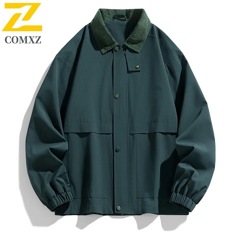 Men's Spring Fall Casual Jacket Outdoor Loose Fit Stand Collar Windbreaker Korean Style Sporty Zipper Coat Hiking Travel Layered
Men's Spring Fall Casual Jacket Outdoor Loose Fit Stand Collar Windbreaker Korean Style Sporty Zipper Coat Hiking Travel Layered