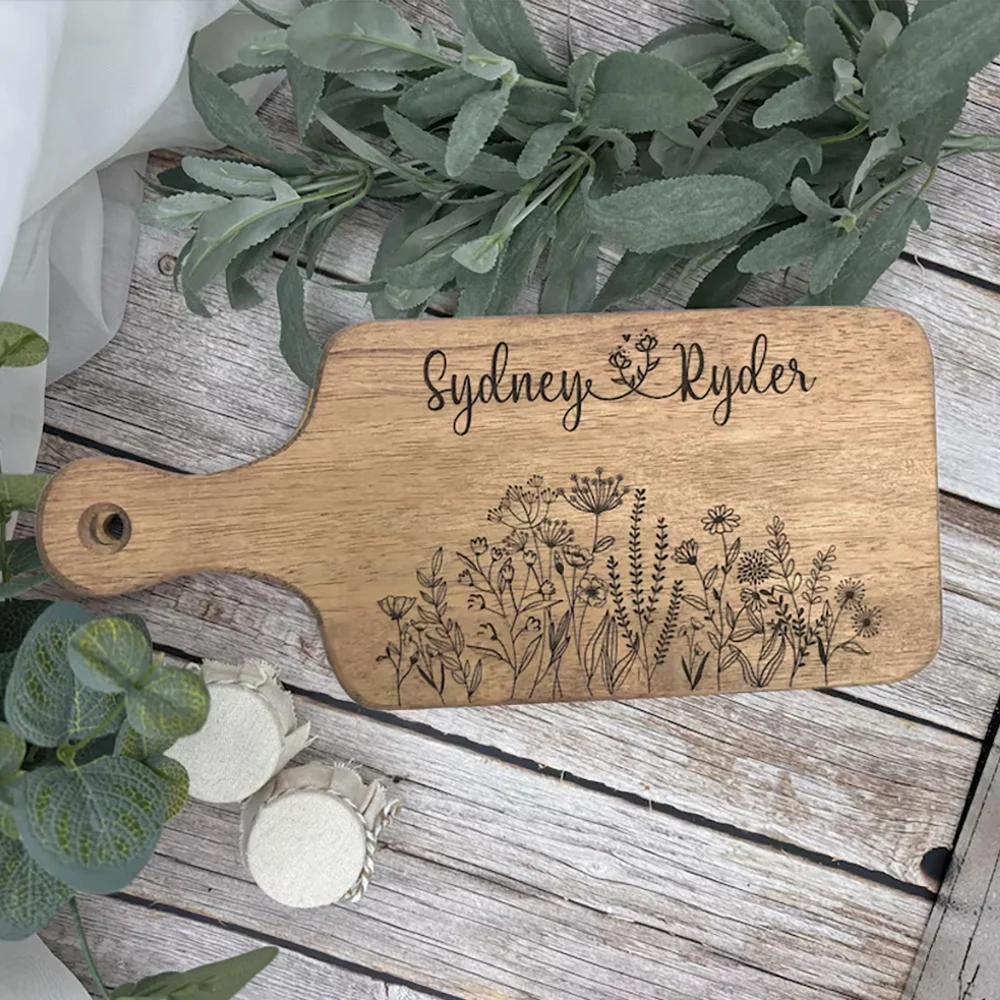 Custom Wedding Couples Cutting Board Newlywed Bridal Shower Engagement Housewarming Gift Engraved Bamboo Board Kitchen Decor
Custom Wedding Couples Cutting Board Newlywed Bridal Shower Engagement Housewarming Gift Engraved Bamboo Board Kitchen Decor