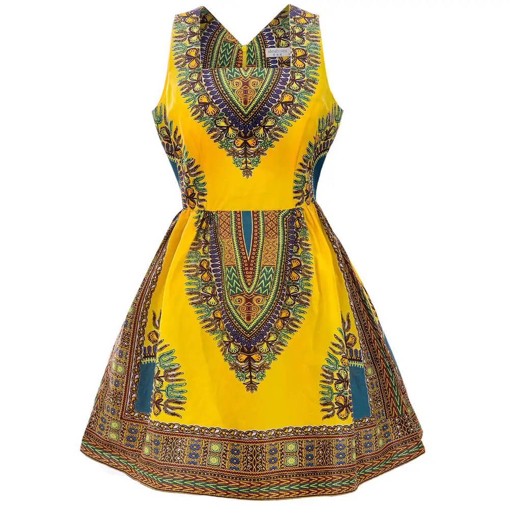 African Dresses For Women New Casual Floral Print Dress Dashiki Traditional Dress Yellow Dress Summer Sexy Ladies Party Dresses
African Dresses For Women New Casual Floral Print Dress Dashiki Traditional Dress Yellow Dress Summer Sexy Ladies Party Dresses