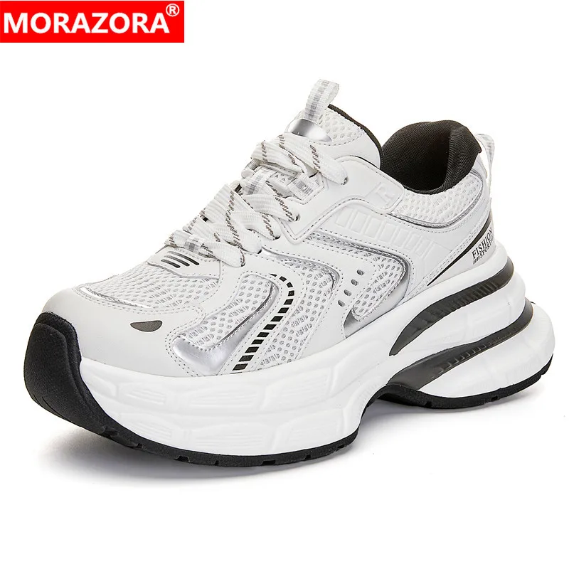 MORAZORA INS New Chunky Sneakers Women Shoes Lace Up Platform Sneakers High Quality Spring Summer Ladies Casual Shoes
MORAZORA INS New Chunky Sneakers Women Shoes Lace Up Platform Sneakers High Quality Spring Summer Ladies Casual Shoes