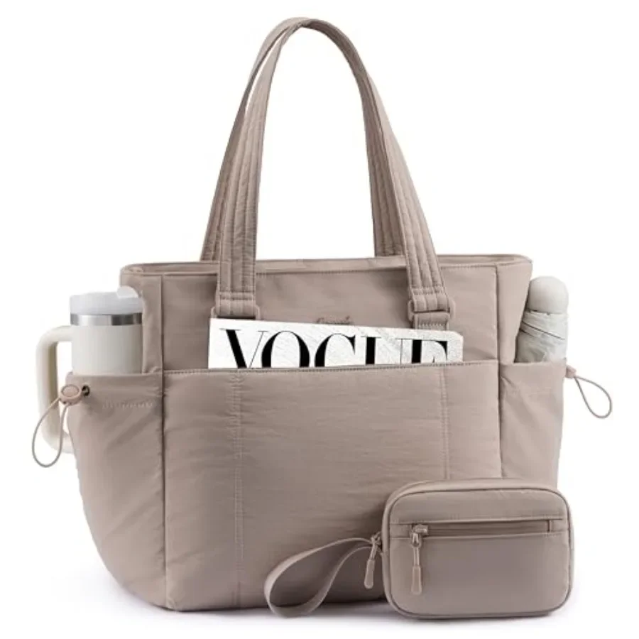 LOVEVOOK Tote Bag for Women Puffy Work Tote with Large Cup Holder Quilted Laptop Bag Travel Tote Shoulder Bag Handbag
LOVEVOOK Tote Bag for Women Puffy Work Tote with Large Cup Holder Quilted Laptop Bag Travel Tote Shoulder Bag Handbag