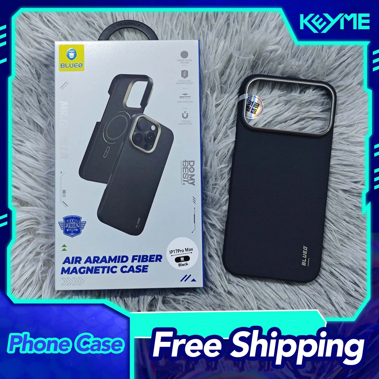 Blueo Kevlar Aramid Fiber Phone Case Fall-proof Ultrathin Magnetic Phone Case For iPhone 16 17 Pro iPhone 17 Pro Max Gift
Blueo Kevlar Aramid Fiber Phone Case Fall-proof Ultrathin Magnetic Phone Case For iPhone 16 17 Pro iPhone 17 Pro Max Gift