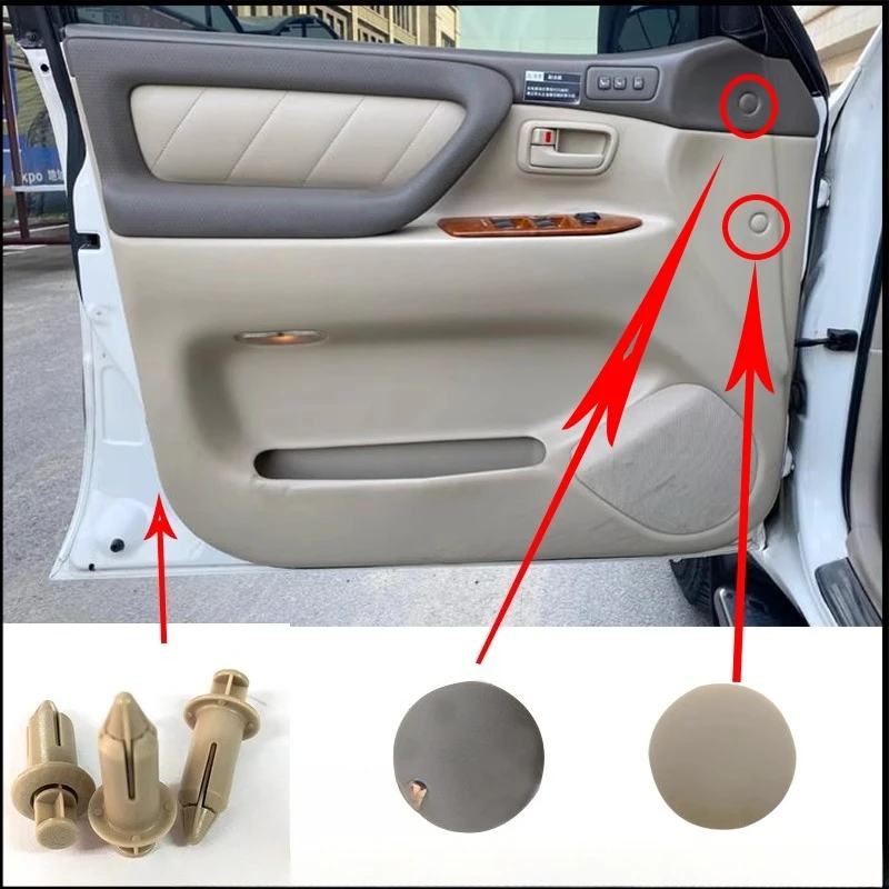 1pcs For Toyota Land Cruiser 4500 4700 LC100 Lexus LX470 Door Trim Panel Screw Hole Plug Cover
1pcs For Toyota Land Cruiser 4500 4700 LC100 Lexus LX470 Door Trim Panel Screw Hole Plug Cover