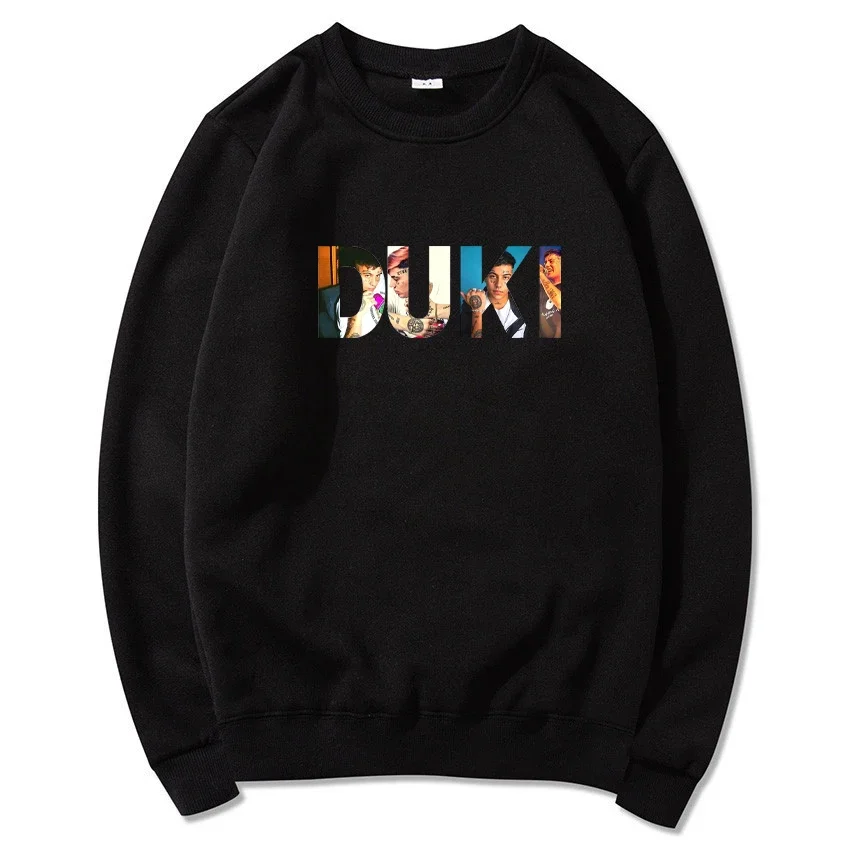 New Autumn and Winter Men's Women's Round Neck Sweater Rapper DUKi Printed Hooded Sweater Casual Fashion Warm Hooded Tops
New Autumn and Winter Men's Women's Round Neck Sweater Rapper DUKi Printed Hooded Sweater Casual Fashion Warm Hooded Tops