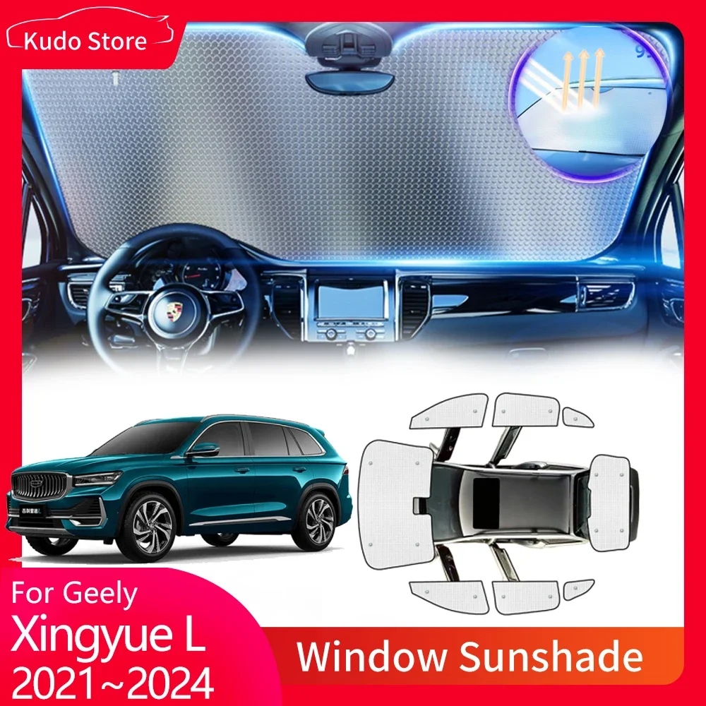 Солнцезащитные очки с полным покрытием для Geely Xingyue L KX11 Monjaro 2021 ~ 2024, автомобильное заднее стекло, переднее ветровое стекло, солнцезащитный козырек, аксессуары для занавесок
Солнцезащитные очки с полным покрытием для Geely Xingyue L KX11 Monjaro 2021 ~ 2024, автомобильное заднее стекло, переднее ветровое стекло, солнцезащитный козырек, аксессуары для занавесок