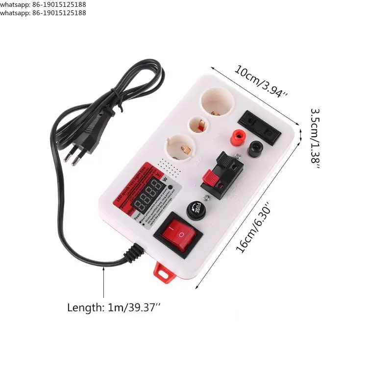 LED Lamp Bulb Light Voltage Power Quick Fast Tester for E27 B22 E14 Lamp Bulb Light Test Box with Sound Alarm
LED Lamp Bulb Light Voltage Power Quick Fast Tester for E27 B22 E14 Lamp Bulb Light Test Box with Sound Alarm