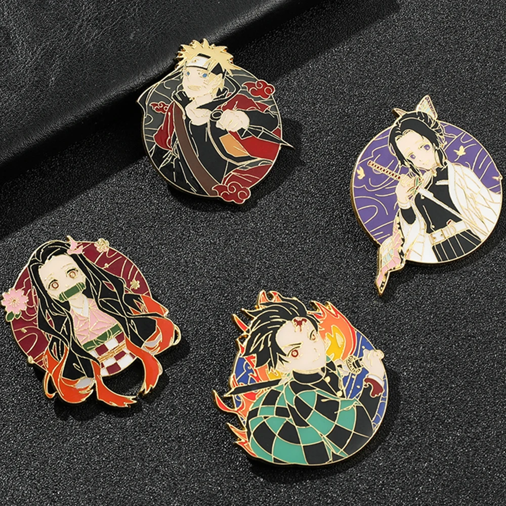 Anime Demon Slayer Metal Enamel Brooch Cartoon Tsuyuri Kanao Kamado Nezuko Cosplay Lapel Pin for Backpack Ornament Toy Gifts
Anime Demon Slayer Metal Enamel Brooch Cartoon Tsuyuri Kanao Kamado Nezuko Cosplay Lapel Pin for Backpack Ornament Toy Gifts
