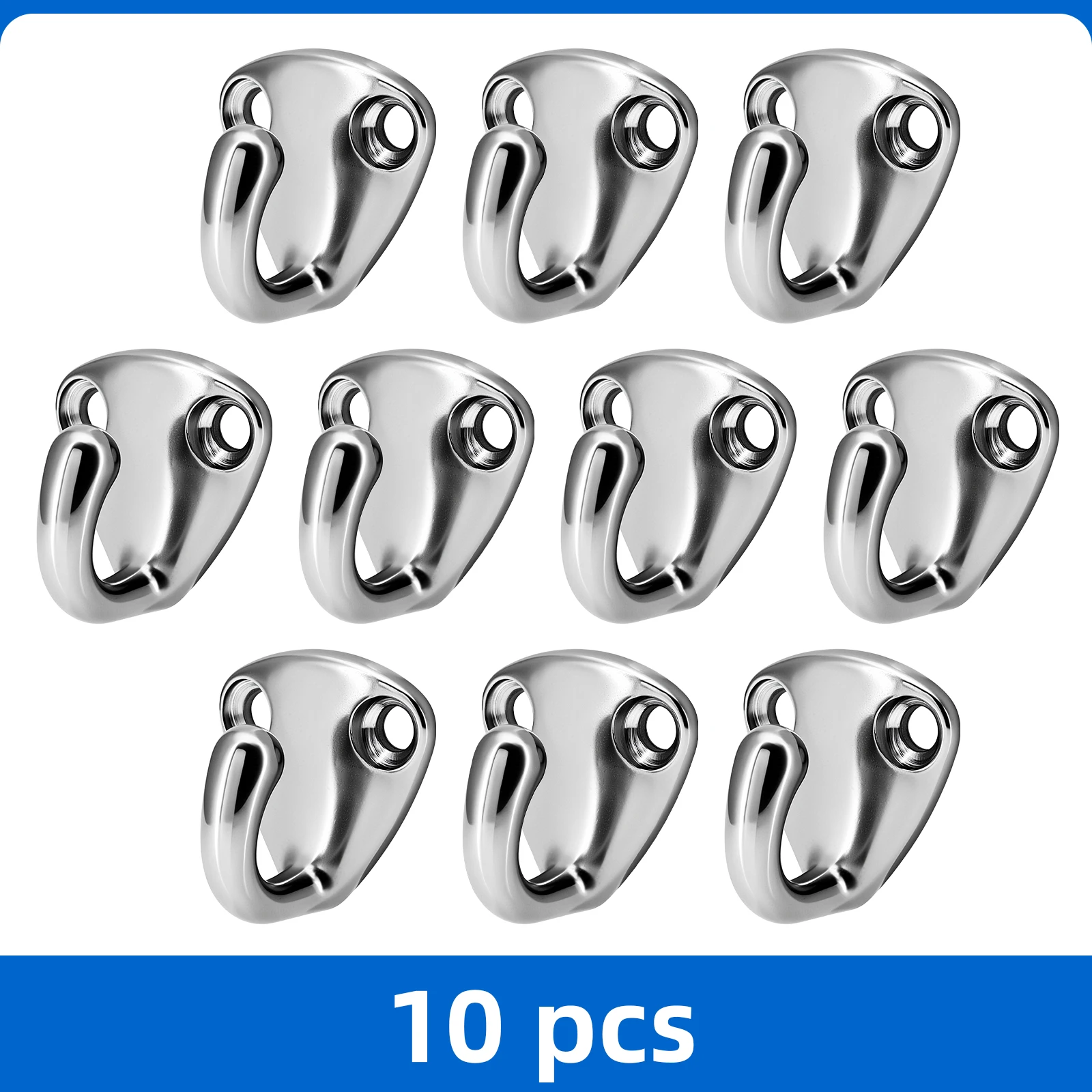 10PCS Stainless Steel Fending Hooks Yacht Mini Hook Snap Attach Rope Boat Sail Tug Ship Marine Hardware Boats Accessories
10PCS Stainless Steel Fending Hooks Yacht Mini Hook Snap Attach Rope Boat Sail Tug Ship Marine Hardware Boats Accessories