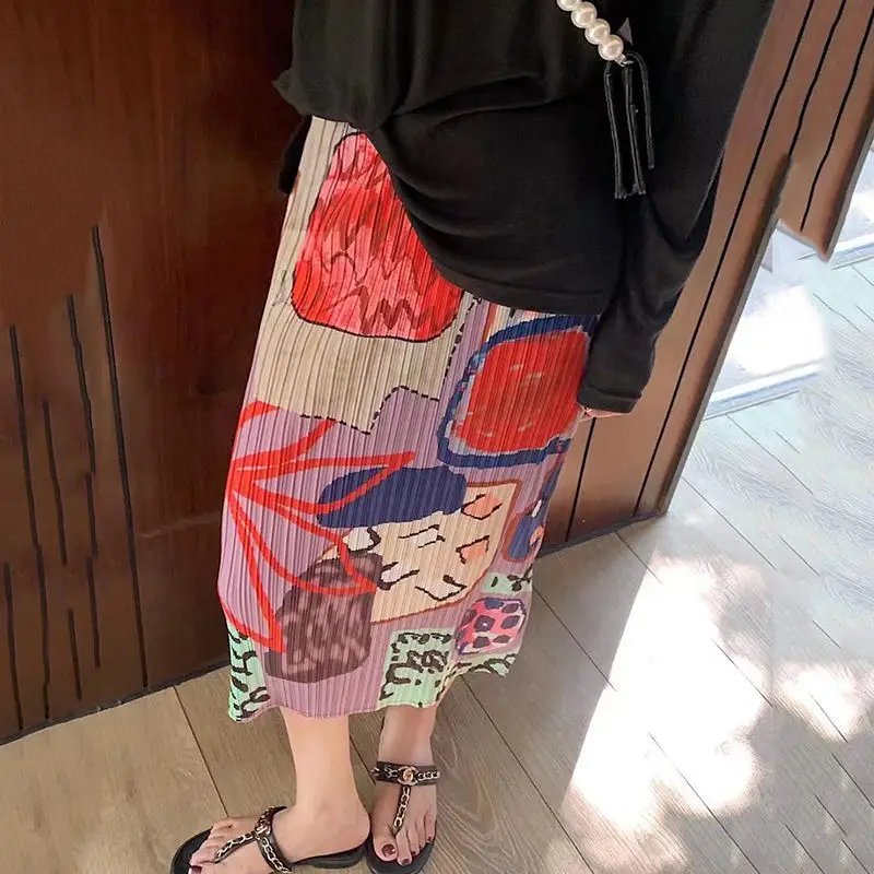 Pleated skirt women 2023 summer new high waist slim one step skirt print a line split casual hip wrap skirt female tops clothing
Pleated skirt women 2023 summer new high waist slim one step skirt print a line split casual hip wrap skirt female tops clothing