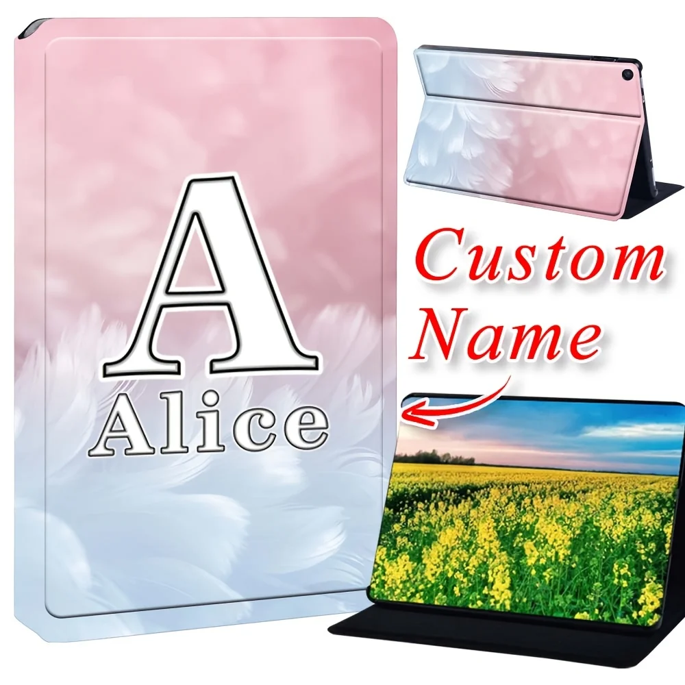 Custom Name Stand PU Leather Case for Fire HD 10 (9th/7th/5th Gen, 2019/2017/2015) Foldable Tablet Cover Protective Modern Style
Custom Name Stand PU Leather Case for Fire HD 10 (9th/7th/5th Gen, 2019/2017/2015) Foldable Tablet Cover Protective Modern Style