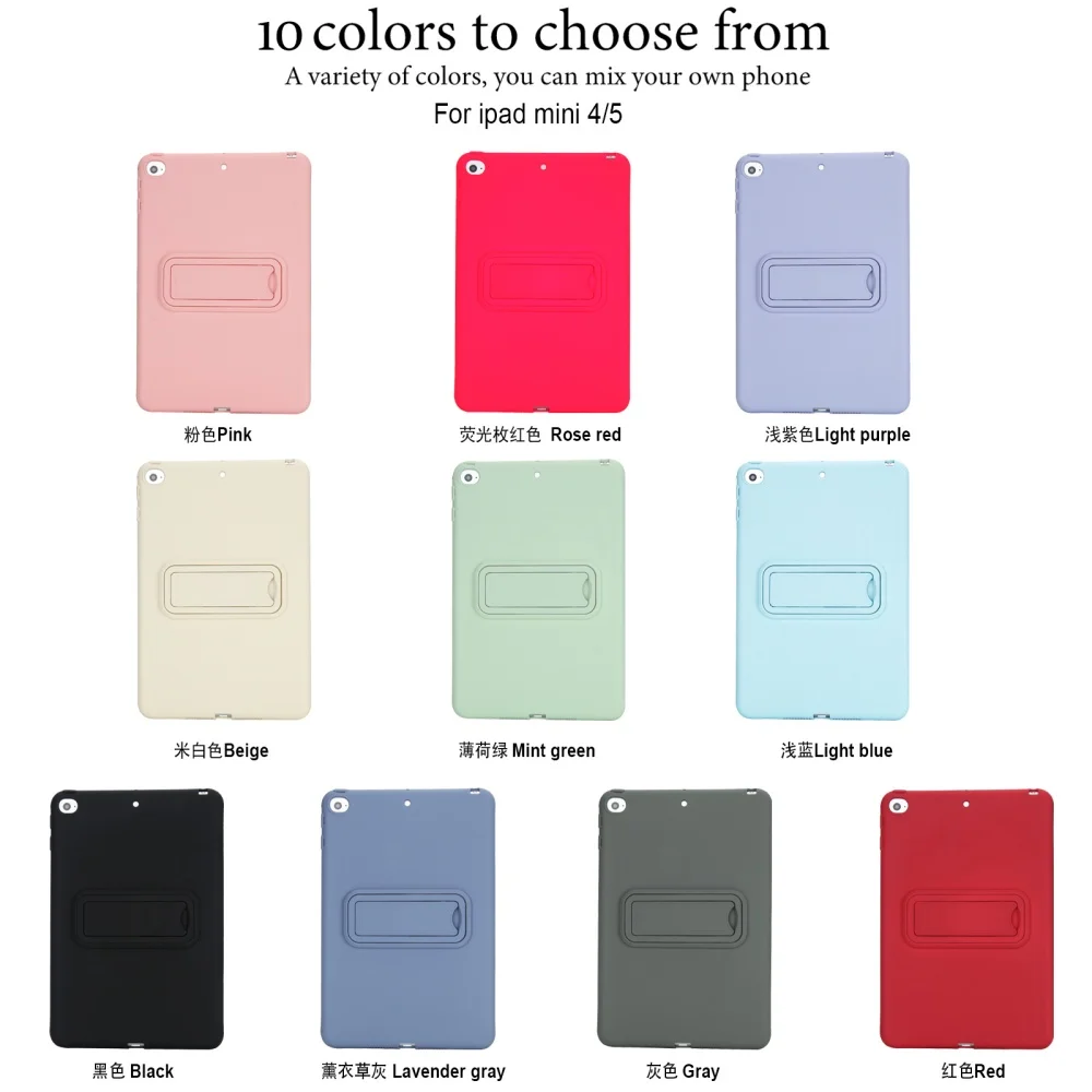 Suitable for iPad Mini 5 7.9" 2019 Case PC+TPU Shockproof Protective With Bracket Tablet Shell for iPad Mini 4 7.9" 2015 Cover
Suitable for iPad Mini 5 7.9" 2019 Case PC+TPU Shockproof Protective With Bracket Tablet Shell for iPad Mini 4 7.9" 2015 Cover