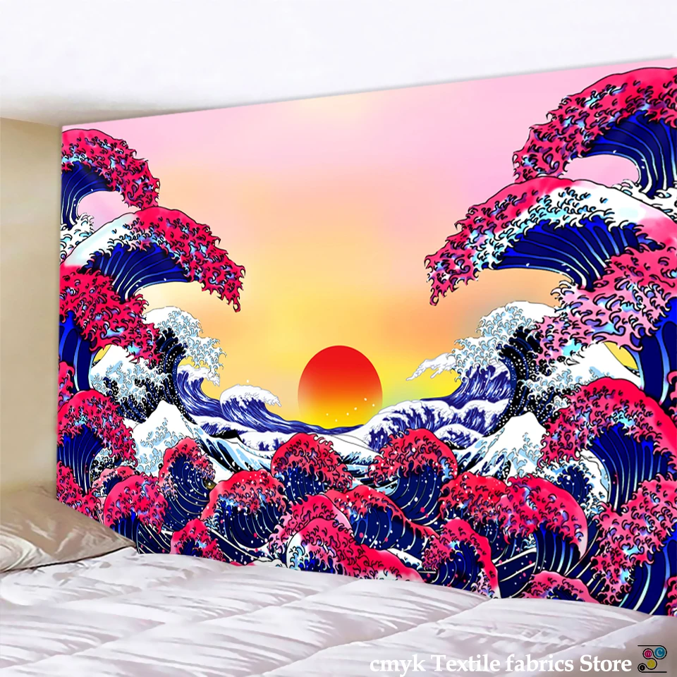 Hippie decorative tapestry hanging Great Wall Kanagawa art natural home decoration living room bedroom
Hippie decorative tapestry hanging Great Wall Kanagawa art natural home decoration living room bedroom
