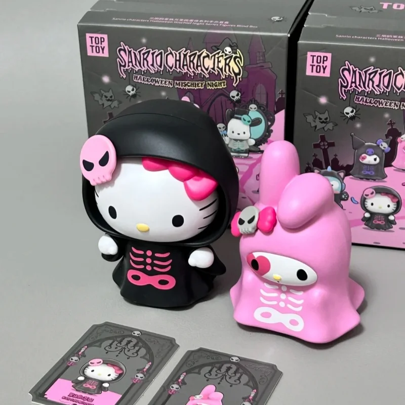Genuine Sanrio Halloween Mischief Night Series Blind Box Pvc Model Toy Figure Collect Ornaments Doll Toy Halloween Gift
Genuine Sanrio Halloween Mischief Night Series Blind Box Pvc Model Toy Figure Collect Ornaments Doll Toy Halloween Gift