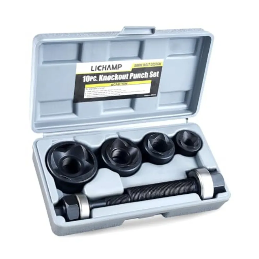 Manual Knockout Punch Kit Heavy Duty Metal Sheet Knock Out Box Hole Cutter Conduit Punch Driver Die Set
Manual Knockout Punch Kit Heavy Duty Metal Sheet Knock Out Box Hole Cutter Conduit Punch Driver Die Set