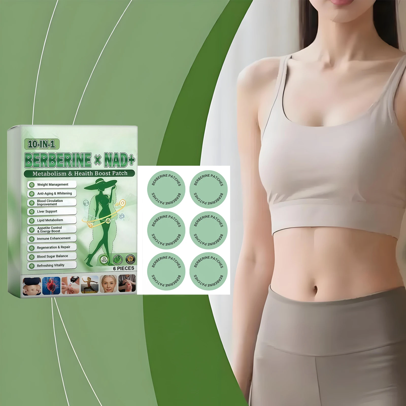 Body Care Patch Body Firming Sticker Daily Weight Management Gentle Plant Breathable Desigen Extracts Skin Contouring Body Care
Body Care Patch Body Firming Sticker Daily Weight Management Gentle Plant Breathable Desigen Extracts Skin Contouring Body Care