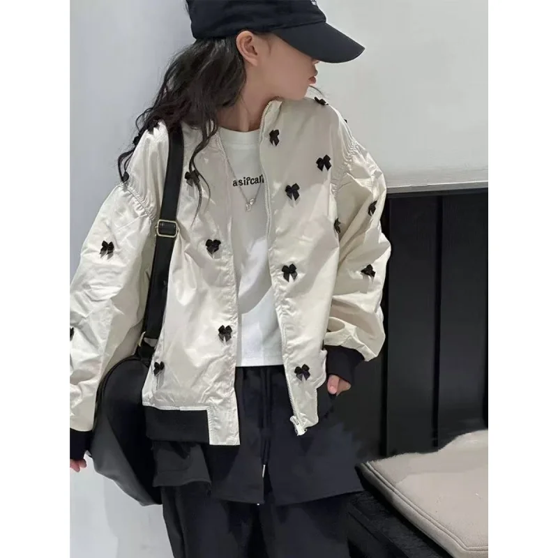 Teenage Girls' Jacket Spring and Autumn New Style Children's Casual Loose Bow Jacket Coat 4 6 8 10 12 15Y
Teenage Girls' Jacket Spring and Autumn New Style Children's Casual Loose Bow Jacket Coat 4 6 8 10 12 15Y