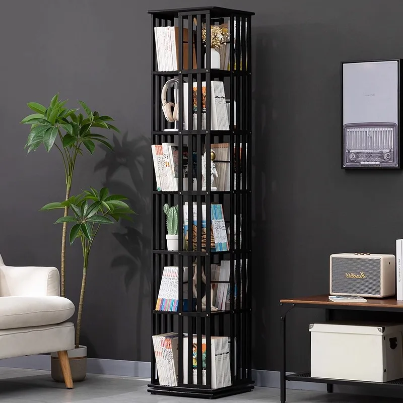 Rotating bookshelf Floor-to-ceiling shelf Picture book storage Simple home student multi-layer 360-degree book cabinet
Rotating bookshelf Floor-to-ceiling shelf Picture book storage Simple home student multi-layer 360-degree book cabinet