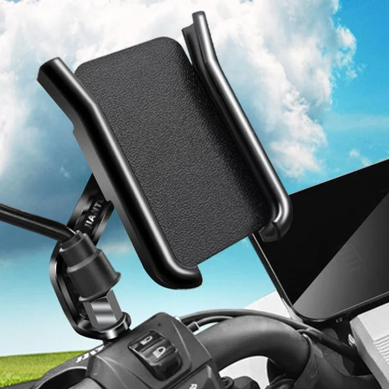 Motorcycle Handlebar Rearview Mirror Phone Holder Clip Stand Mount Cell Phone Holder Bracket for Motorcycle Bicycle Wholesale
Motorcycle Handlebar Rearview Mirror Phone Holder Clip Stand Mount Cell Phone Holder Bracket for Motorcycle Bicycle Wholesale