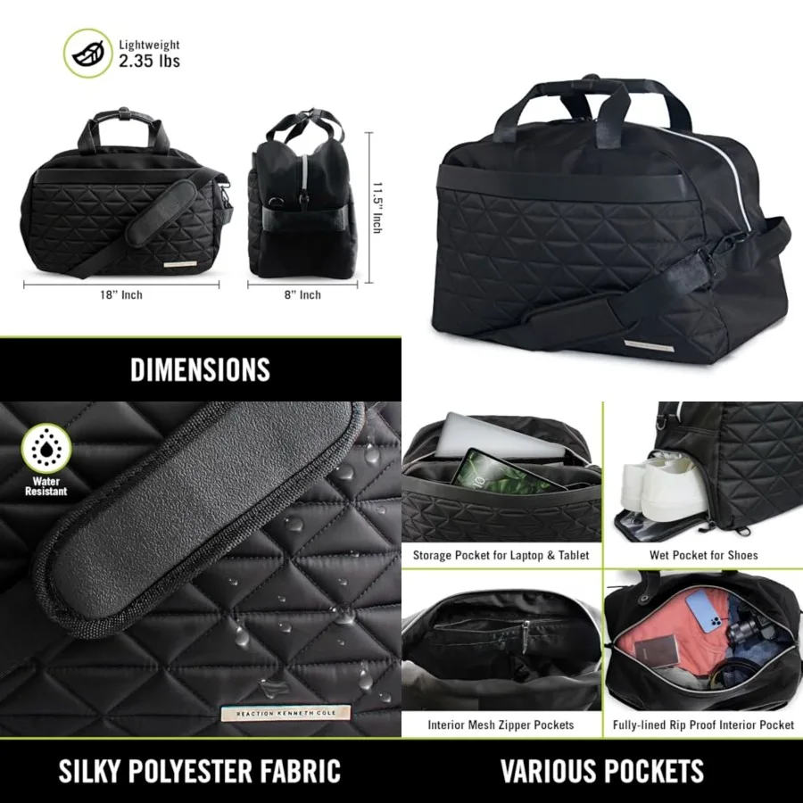 Emma 15" Convertible Duffel Carry On Travel Bag
Emma 15" Convertible Duffel Carry On Travel Bag