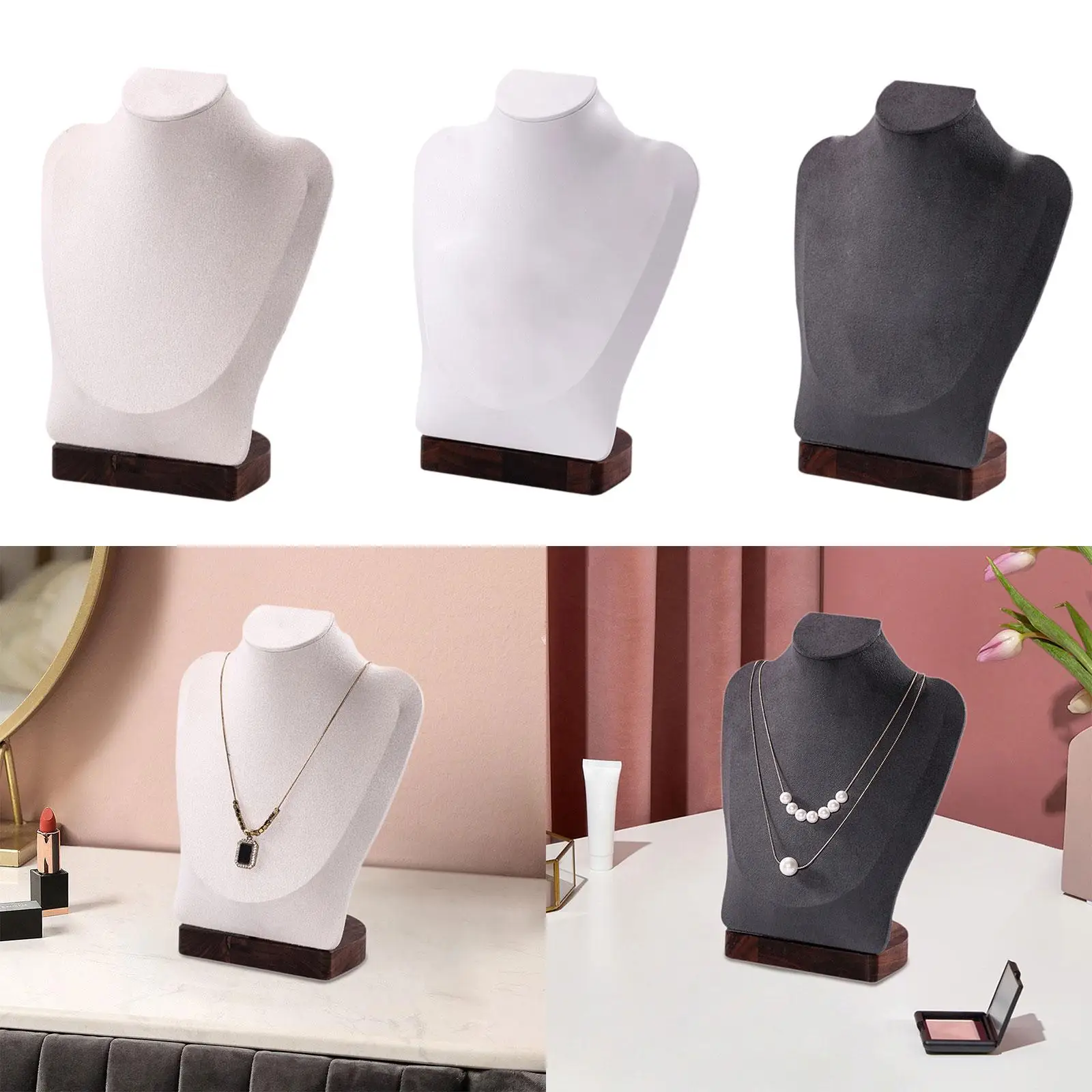 Necklace Display Chain Bust Stand Holder, Mannequin Elegant Pendant Organizer
Necklace Display Chain Bust Stand Holder, Mannequin Elegant Pendant Organizer