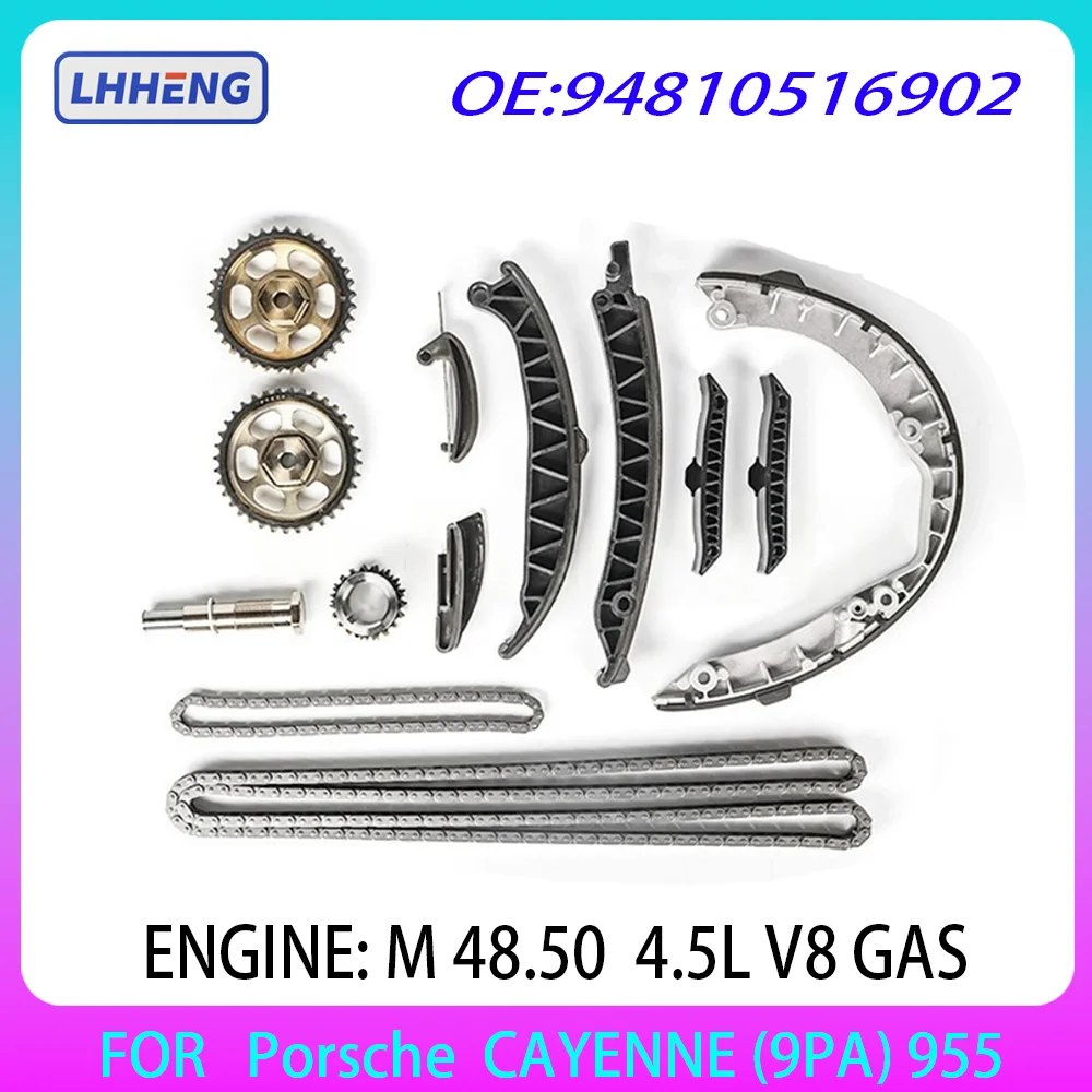 Комплект цепи ГРМ для Porsche Cayenne 955 Turbo Sport Utility 4-дверный V8 GAS 4.5L V8 GAS DOHC M48 94810516902 94810725200 02-07
Комплект цепи ГРМ для Porsche Cayenne 955 Turbo Sport Utility 4-дверный V8 GAS 4.5L V8 GAS DOHC M48 94810516902 94810725200 02-07