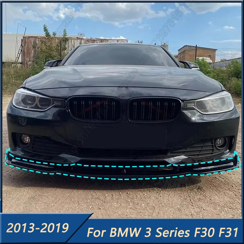 Комплект из 3-х высококачественных глянцевых черных спойлеров (карбоновый дизайн) для переднего бампера BMW 3 серии F30 F31 (2013-2019) из ABS-пластика
Комплект из 3-х высококачественных глянцевых черных спойлеров (карбоновый дизайн) для переднего бампера BMW 3 серии F30 F31 (2013-2019) из ABS-пластика