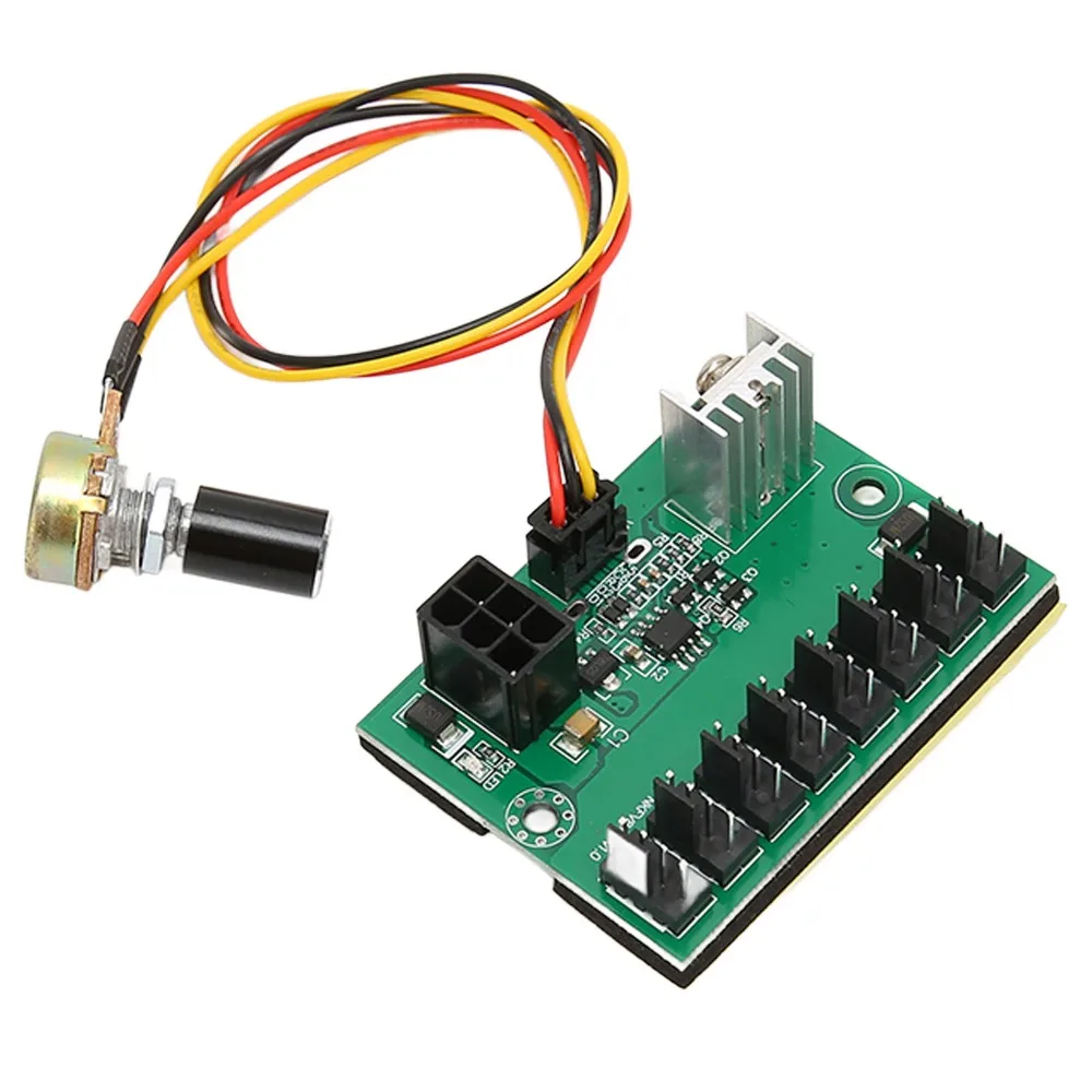 Durable 2 Pin 3 Pin 4 Pin PC Fan Hub 8 Way Splitter 6 Pin Power Port Fan Adapter Plug and Play PWM Fan Hub PC Cooling Solutions
Durable 2 Pin 3 Pin 4 Pin PC Fan Hub 8 Way Splitter 6 Pin Power Port Fan Adapter Plug and Play PWM Fan Hub PC Cooling Solutions