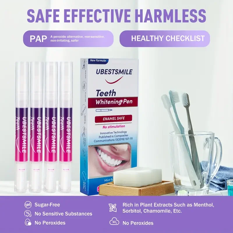 Mild Tooth Whitening gel Pen - Deep cleaning and fresh breath, easy to operate oral care for daily use
Mild Tooth Whitening gel Pen - Deep cleaning and fresh breath, easy to operate oral care for daily use