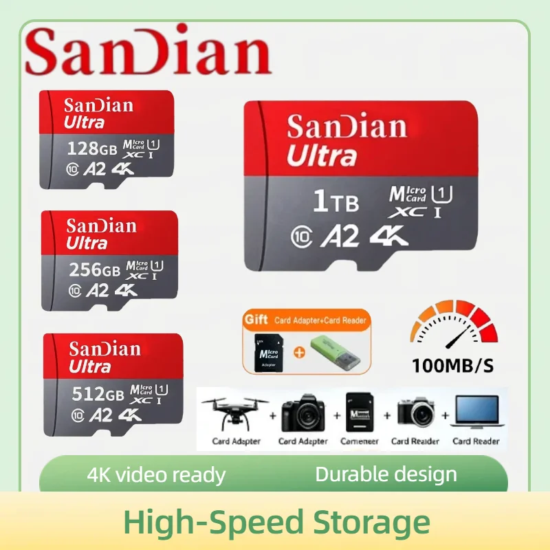 Original Stable Performance SD Memory Card 128GB 256GB Micro TF Card Class 10 High Speed Card for Daily Digital Products
Original Stable Performance SD Memory Card 128GB 256GB Micro TF Card Class 10 High Speed Card for Daily Digital Products