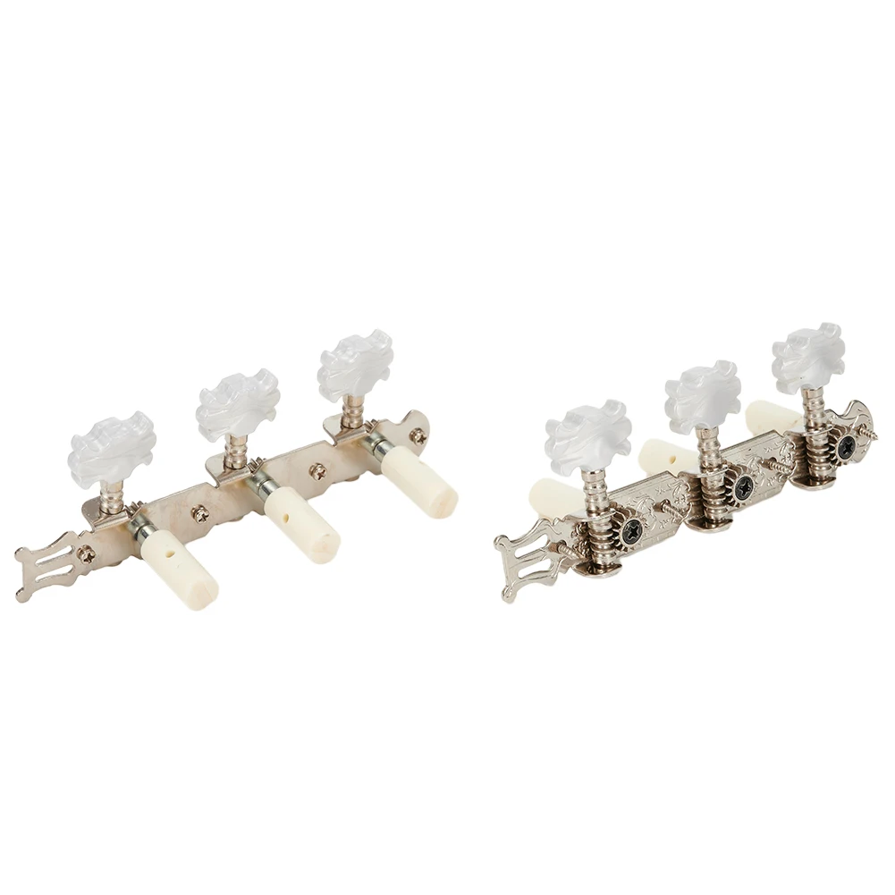 2PCS 3L3R Guitar Tuning Keys Tuners Machine Head Plated Single Hole Tuning Pegs For Classical Acoustic Guitar Accessories
2PCS 3L3R Guitar Tuning Keys Tuners Machine Head Plated Single Hole Tuning Pegs For Classical Acoustic Guitar Accessories
