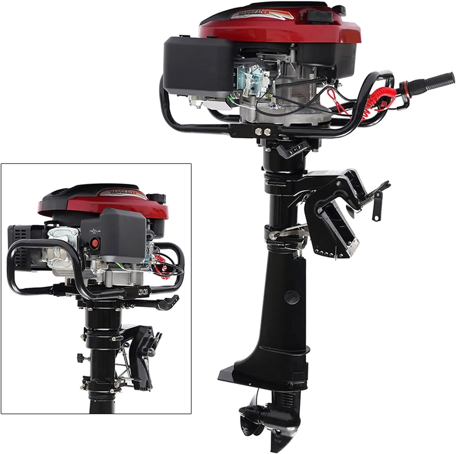For 7h p Gaso line 4 Stroke 196CC New Heavy du ty Outboard Boat Motor Engine Power Fishing Boat Engine Long Shaft
For 7h p Gaso line 4 Stroke 196CC New Heavy du ty Outboard Boat Motor Engine Power Fishing Boat Engine Long Shaft