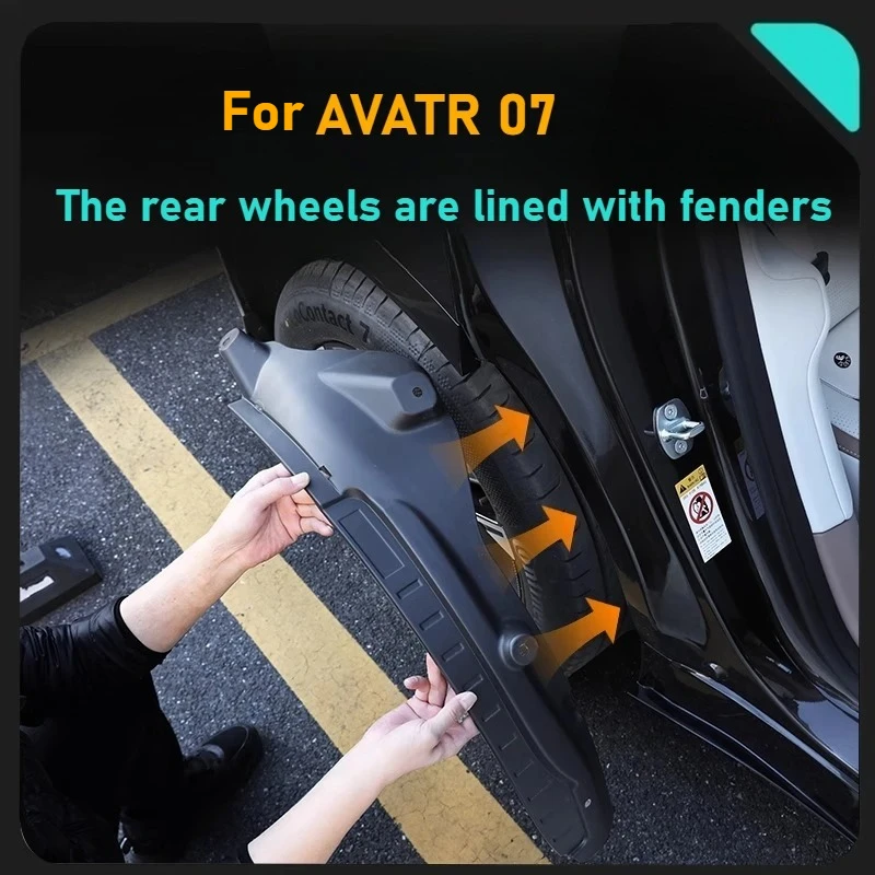 For AVATR 07 Car Styling Rear Wheel Lining Mud Flap Splash Guard Tire MudFlap Fender Protector Mudguards Decoration Accessories
For AVATR 07 Car Styling Rear Wheel Lining Mud Flap Splash Guard Tire MudFlap Fender Protector Mudguards Decoration Accessories
