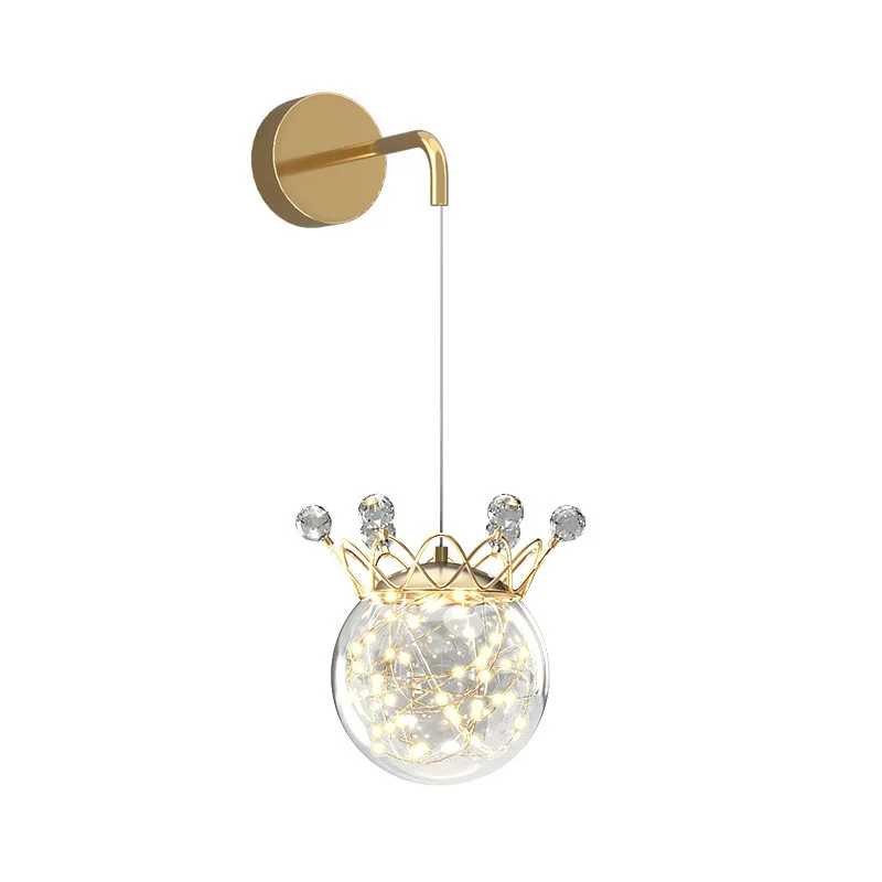 Hot Sale Modern Luxury Lamp Sconce Creative Design Glass Ball Mounted LED House Lights Wall Indoor
Hot Sale Modern Luxury Lamp Sconce Creative Design Glass Ball Mounted LED House Lights Wall Indoor