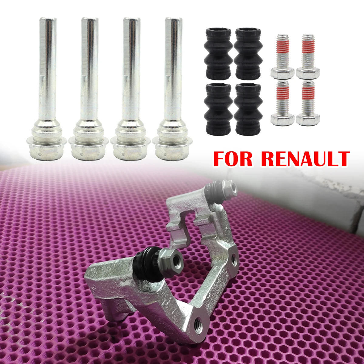 Brake Caliper Cylinder Slider Guide Pin For Disc Housing Bolts Rubber Bush Boot Seal Kit FOR RENAULT CLIO MK3 MK4 CAPTUR KANGOO
Brake Caliper Cylinder Slider Guide Pin For Disc Housing Bolts Rubber Bush Boot Seal Kit FOR RENAULT CLIO MK3 MK4 CAPTUR KANGOO
