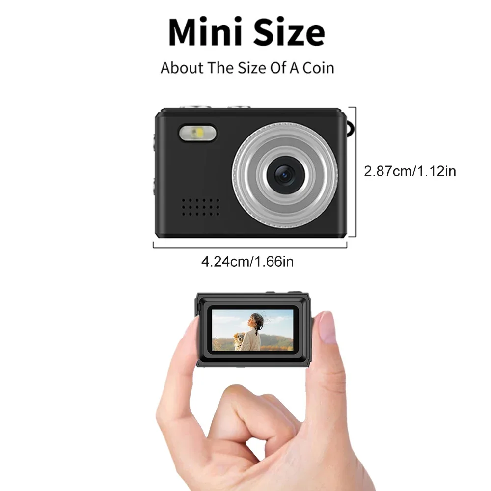 1080P HD Mini Camera Pocket Digital Camera with Screen Bodycam Indoor Outdoor Sports DV Video Recorder Compact
1080P HD Mini Camera Pocket Digital Camera with Screen Bodycam Indoor Outdoor Sports DV Video Recorder Compact