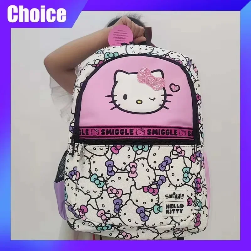 Sanrio Hellokitty Smiggle Backpack Anime Cute Children Schoolbag Large Capacity Student Bag Cartoon Lunch Bag Gift Girl Kid
Sanrio Hellokitty Smiggle Backpack Anime Cute Children Schoolbag Large Capacity Student Bag Cartoon Lunch Bag Gift Girl Kid
